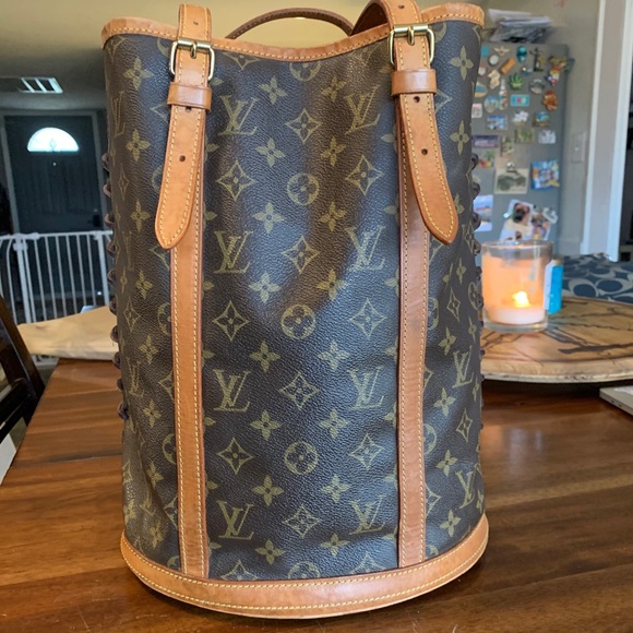 Vintage Boho Louis Vuitton Large Bucket